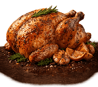 Roasted chicken