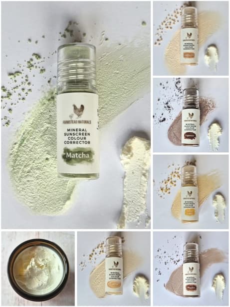 Farmstead Naturals Mineral Sunscreen Colours